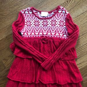 Hanna Andersson holiday sweater dress